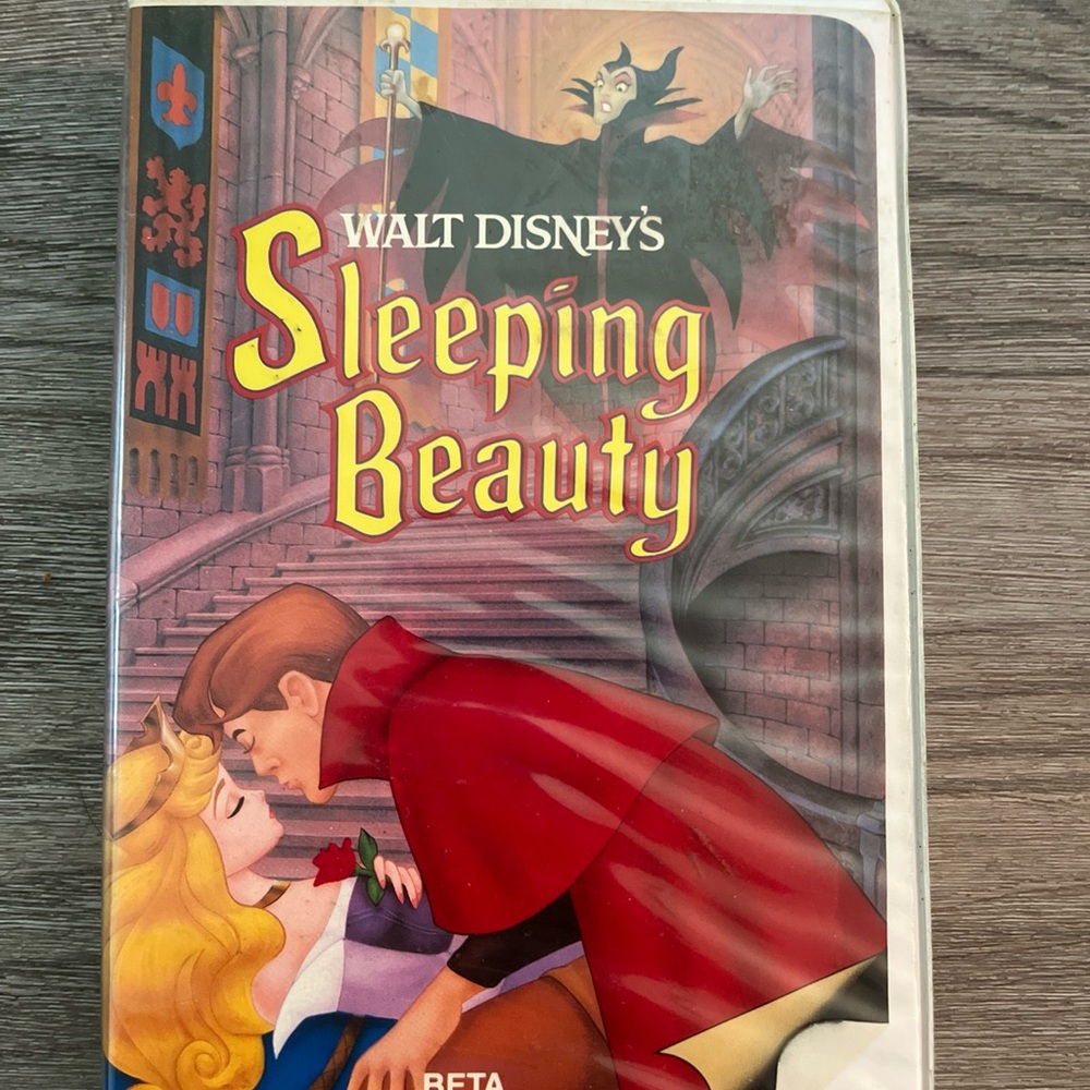 Sleeping Beauty video cassette. If you’re wanting beta might be worth the risk